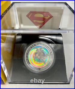 2013 Canada $20 Fine Silver Coin Superman Metropolis 75th Anniv. Holographic