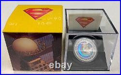2013 Canada $20 Fine Silver Coin Superman Metropolis 75th Anniv. Holographic