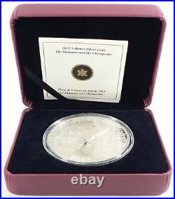 2013 Canada $50 Shannon and Chesapeake Fine Silver Proof 5 oz #19846