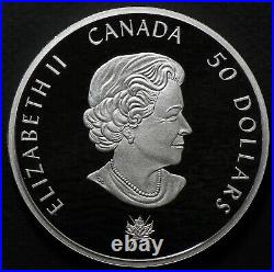 2013 Canada $50 Shannon and Chesapeake Fine Silver Proof 5 oz #19846