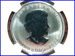 2013 Canada $5 Silver Maple Leaf 25th Anniversary 1oz Silver Coin Ngc Gem Bu