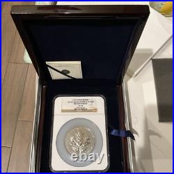 2013 Canada Maple Leaf Reverse Proof Silver 5Oz. 9999 NGC PF70