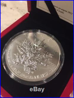 2013 Canada RCM 5 oz Maple Leaf Silver Coin