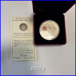 2013 Canada RCM Canadian Maple Canopy Autumn. 9999 Fine Silver $20 coin