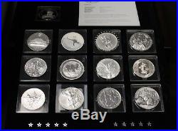 2013 Fabulous 15 Famous Silver Coins Bullion 1 Oz Canada Set