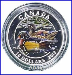 2013 Fine Silver 1/2oz Canada $10 Ducks Of Canada 3-coin Set #48-01