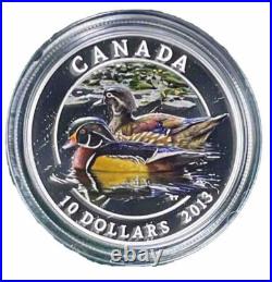 2013 Fine Silver 1/2oz Canada $10 Ducks Of Canada 3-coin Set #48-01