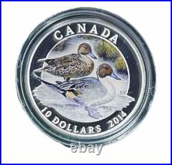 2013 Fine Silver 1/2oz Canada $10 Ducks Of Canada 3-coin Set #48-01