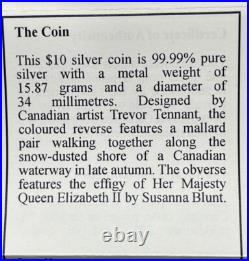 2013 Fine Silver 1/2oz Canada $10 Ducks Of Canada 3-coin Set #48-01