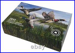 2013 Fine Silver 1/2oz Canada $10 Ducks Of Canada 3-coin Set #48-01
