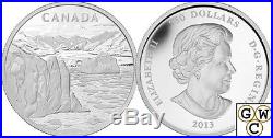 2013 Kilo'Canada's Arctic Landscape' $250 Silver Coin. 9999 Fine (13116)