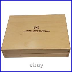2013 O Canada $10 Fine Silver 12-Coin Set with Deluxe Box