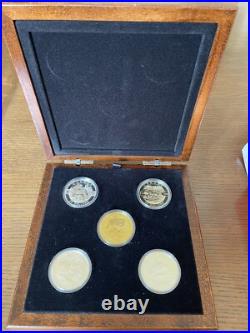 2013 O'Canada $25 Coin Silver Proof Set (5) Limited Mintage of 8,500 in Case