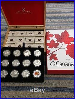 2013 O Canada Silver 12-Coin Set