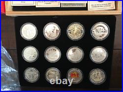 2013 Oh Canada $10 12 Silver Coin Set With Original Box and Packaging