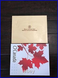 2013 Oh Canada $10 12 Silver Coin Set With Original Box and Packaging