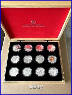 2013 Rcm O'canada $10 Pure Silver Special Edition 12 Coin Set