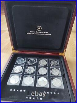 2013 Royal Canadian Mint Fabulous 15 The world's most Famous Silver Coins Set
