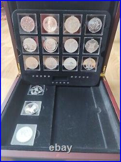 2013 Royal Canadian Mint Fabulous 15 The world's most Famous Silver Coins Set