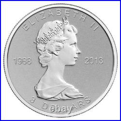 2013 The Silver Maple Leaf Coin, 25th Anniversary Pure Silver Fractional Set