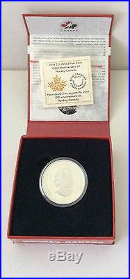2014'100th Anniversary of Hockey Canada' Proof $20 Silver Coin 1oz Free ship