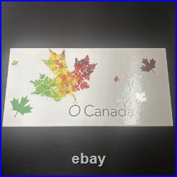 2014 $10 O Canada 10 Coin Set, Each Half Ounce Fine Silver