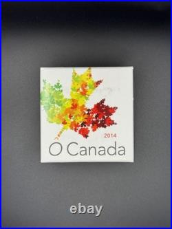 2014 $10 O Canada Timeless Maple Tree Design- 99.99% Pure Silver Coin