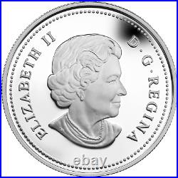 2014 1 oz. 9999 silver Canadian AUTUMN FALLS colorized proof COA & OGP