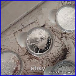 2014-2015 $15 Exploring Canada 10 Coin Fine Silver Coin Set #coinsofcanada