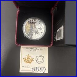 2014 20$ Fine Silver Coin The Caribou 1oz 0.9999 silver RCM