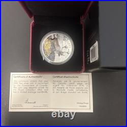 2014 20$ Fine Silver Coin The Caribou 1oz 0.9999 silver RCM