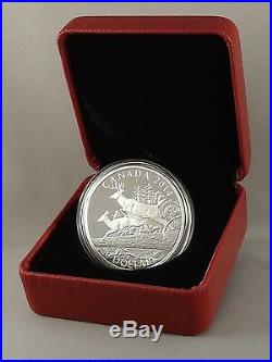 2014 $20 White-Tailed Deer Mates, 1 oz. Pure Silver Proof Coin, #3 in Series
