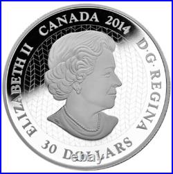 2014 $30 Fine Silver 2oz Coin Canadian Contemporary Art