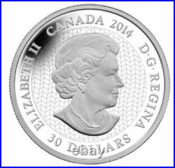 2014 62.7g/2 OZ $30.9999 FINE SILVER CANADIAN TIM BARNARD CONTEMPORARY ART COIN