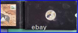 2014 CANADA coin $20 1 oz. 9999 silver Baby Animals Atlantic Puffin Stamp set