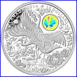 2014 Canada $15 Maple of Longevity 1 Ounce Pure Silver Coin