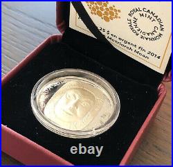 2014 Canada 1 Ounce Fine Silver Coin Matriarch Moon Mask Low Mintage