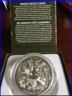 2014 Canada $200 Towering Forests Of Canada 2 oz Silver Coin