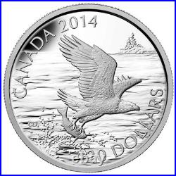 2014 Canada $20 Bald Eagle 1 Ounce Proof Pure Silver Coin