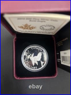 2014 Canada $20 Bald Eagle 1 Ounce Proof Pure Silver Coin
