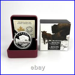 2014 Canada $20 Bison Family at Rest Classic Proof 1 oz Fine Silver Coin 2014 Canada $20 Bison Family at Rest Classic Proof 1 oz Fine Silver Coin