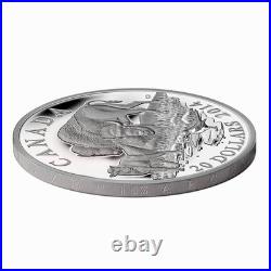 2014 Canada $20 Bison Family at Rest Classic Proof 1 oz Fine Silver Coin
