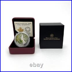 2014 Canada $20 Canadian Maple Canopy Spring 1 oz Fine Silver Coin