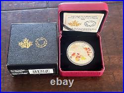 2014 Canada $20 Fine Silver Coin Cougar Perched on a Maple Tree (COA+BOX)