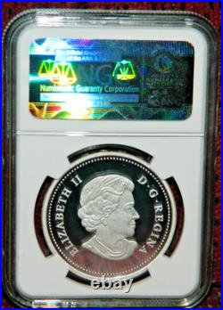 2014 Canada $20 The Bison A Family At Rest Silver Coin Pf70 Ultra Cameo Er+ogp