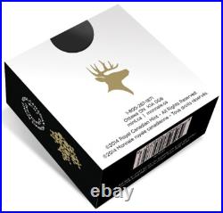 2014 Canada $20 White-Tailed Deer A Challenge 1 oz Fine Silver Coin