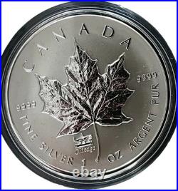 2014 Canada $5 1 oz. 9999 Fine Silver Coin-ANA Chicago World's Fair Privy Mark