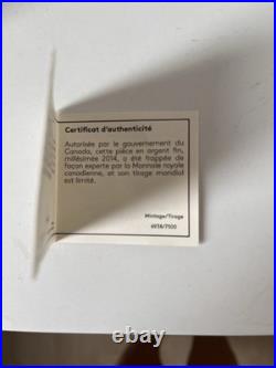 2014 Canada $5 1 oz. 9999 Fine Silver Coin-ANA Chicago World's Fair Privy Mark
