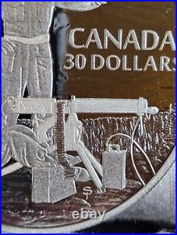 2014 Canada 75th Anniversary of the Second World War $30 Fine Silver Coin