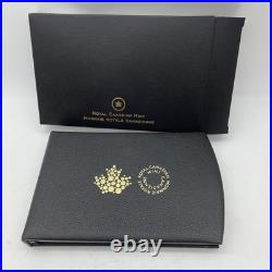 2014 Canada 7-Coin Fine Silver. 9999 Proof Set with Gold Plate WW1 Declaration OGP